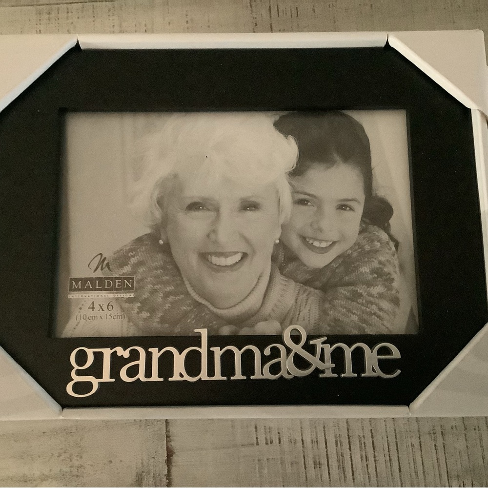 Malden Black and Silver Grandma & Me Frame